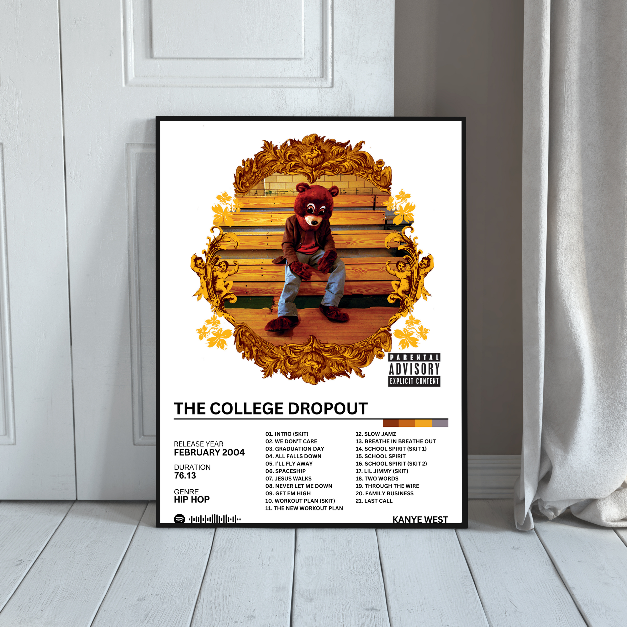 The College Dropout - Kanye West | PosterStudio Album Collection