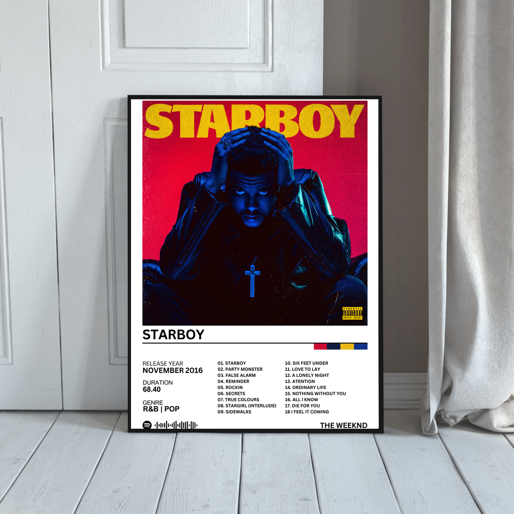 Starboy - The Weeknd | PosterStudio Album Collection
