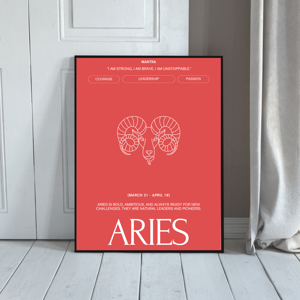 Aries | PosterStudio Zodiac Collection