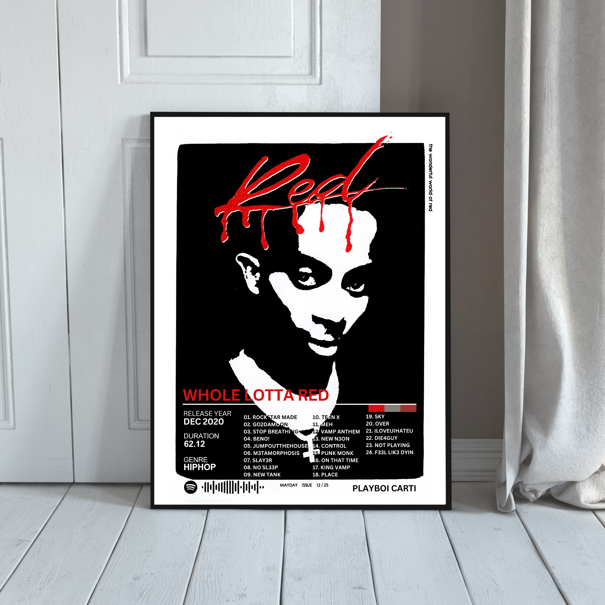 Whole Lotta Red - Playboi Carti 2 | PosterStudio Album Collection