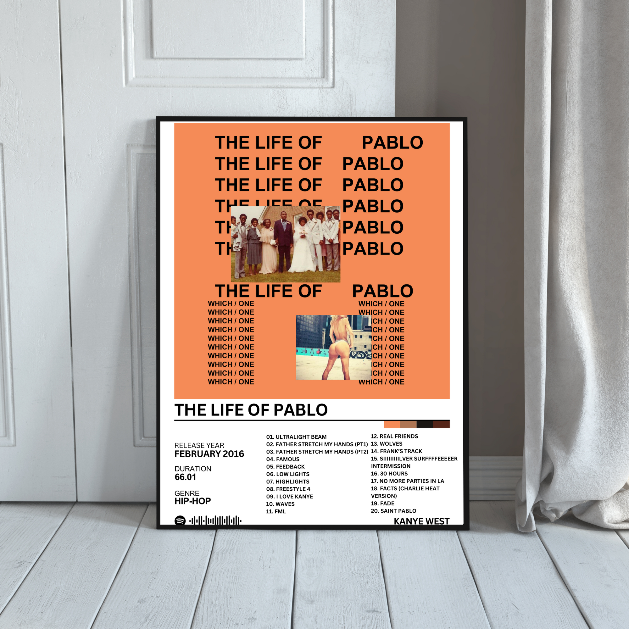 The Life of Pablo - Kanye West | PosterStudio Album Collection