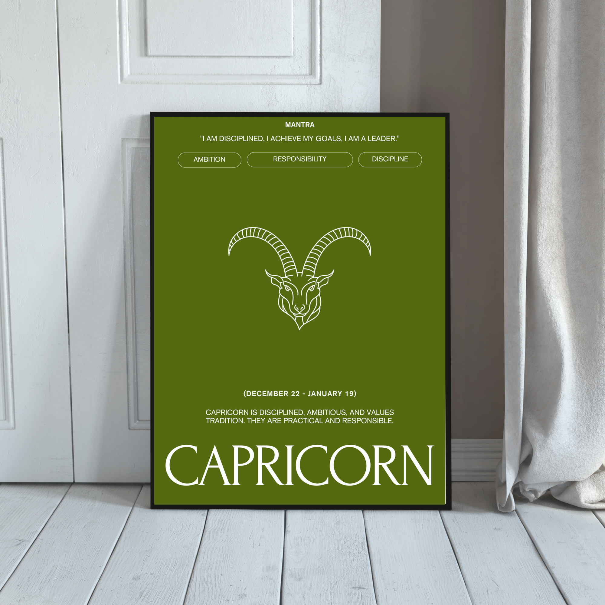Capricorn | PosterStudio Zodiac Collection