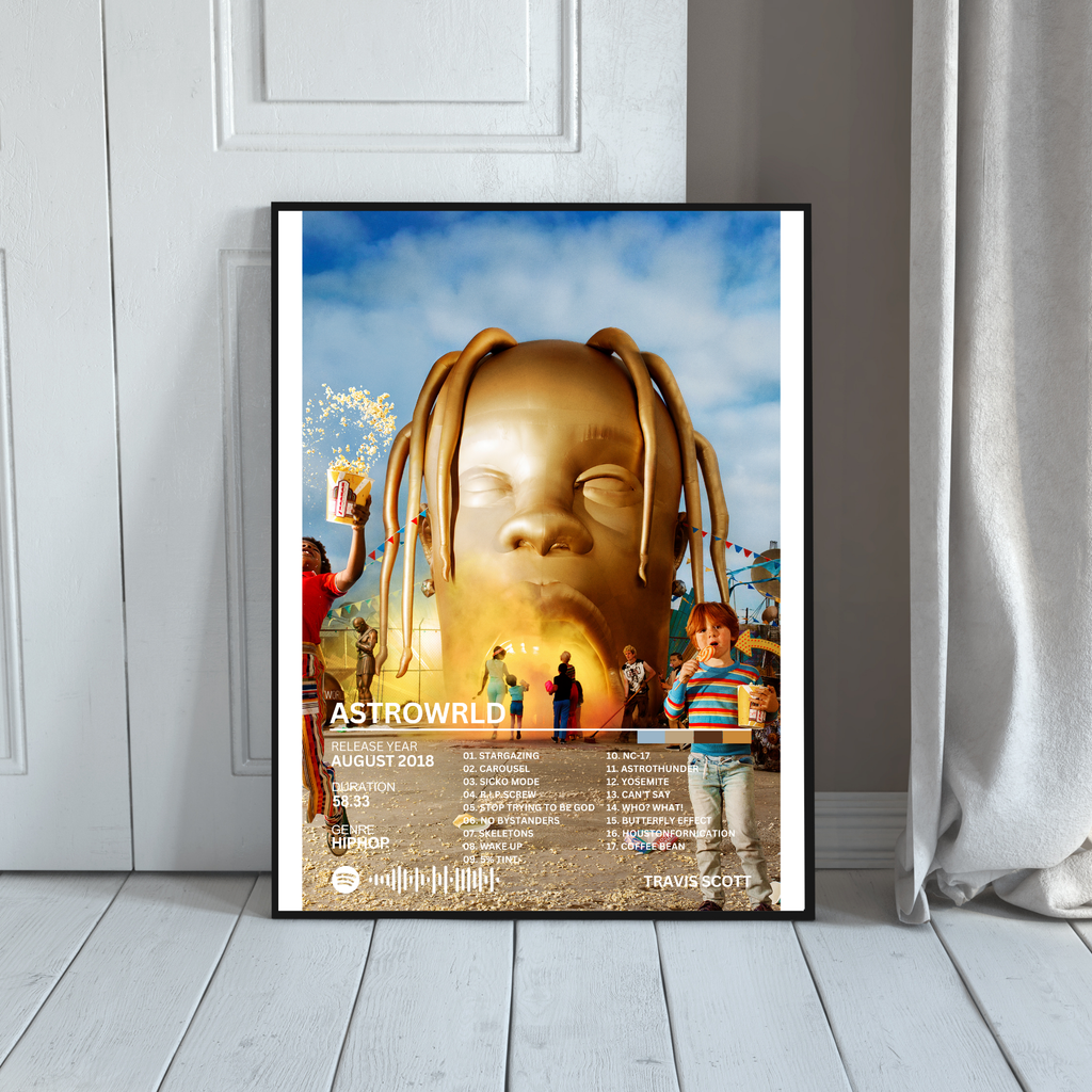 Astroworld - Travis Scott 2 | PosterStudio Album Collection