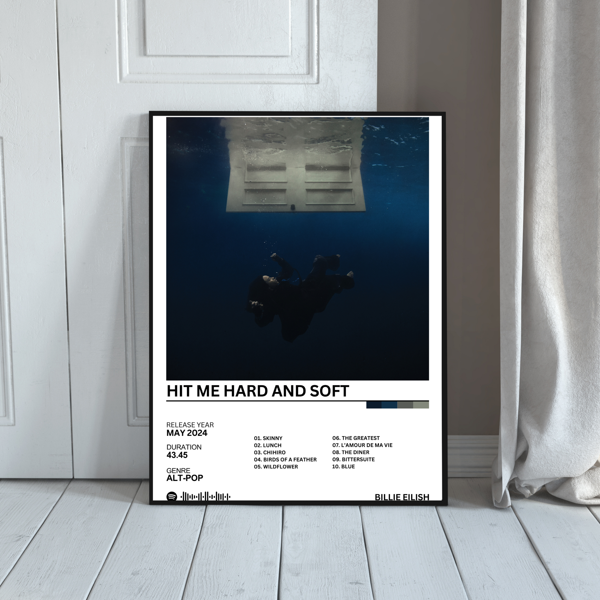 Hit Me Hard and Soft - Billie Eilish | PosterStudio Album Collection