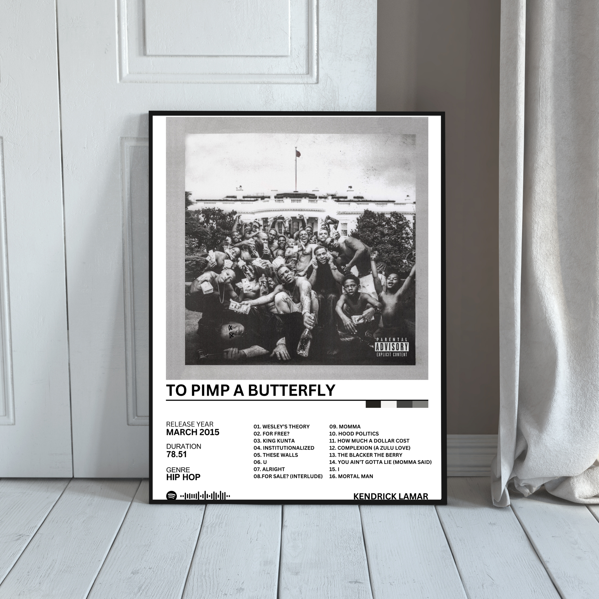 To Pimp a Butterfly - Kendrick Lamar | PosterStudio Album Collection