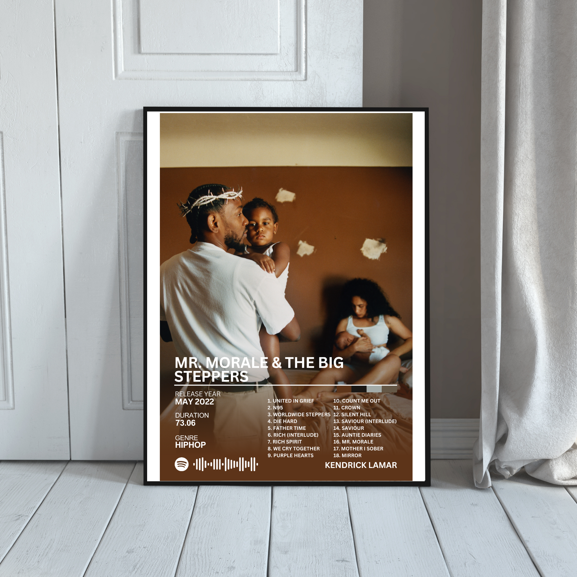 Mr. Morale & The Big Steppers - Kendrick Lamar 2 | PosterStudio Album Collection