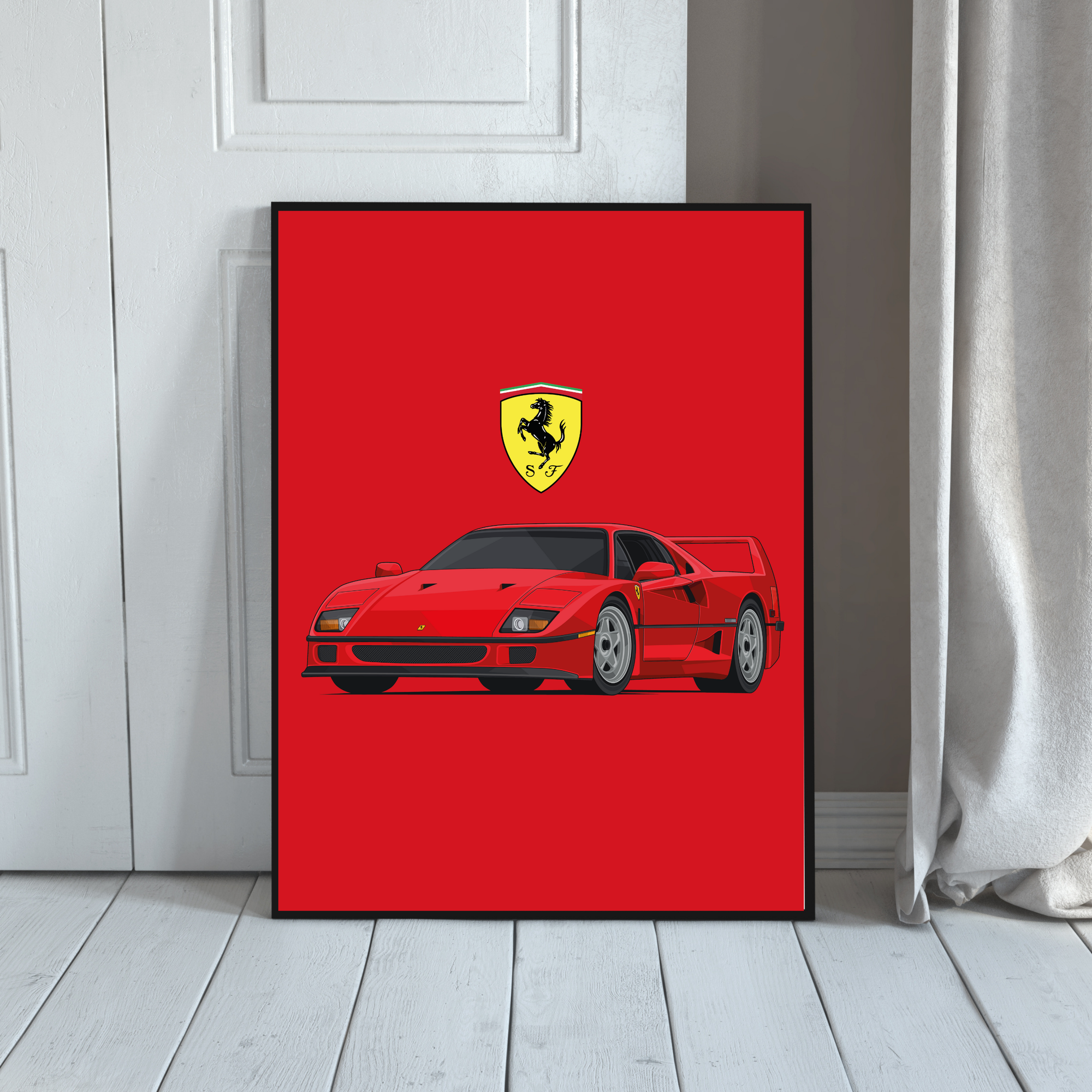 Ferrari F40 | PosterStudio Automotive Collection