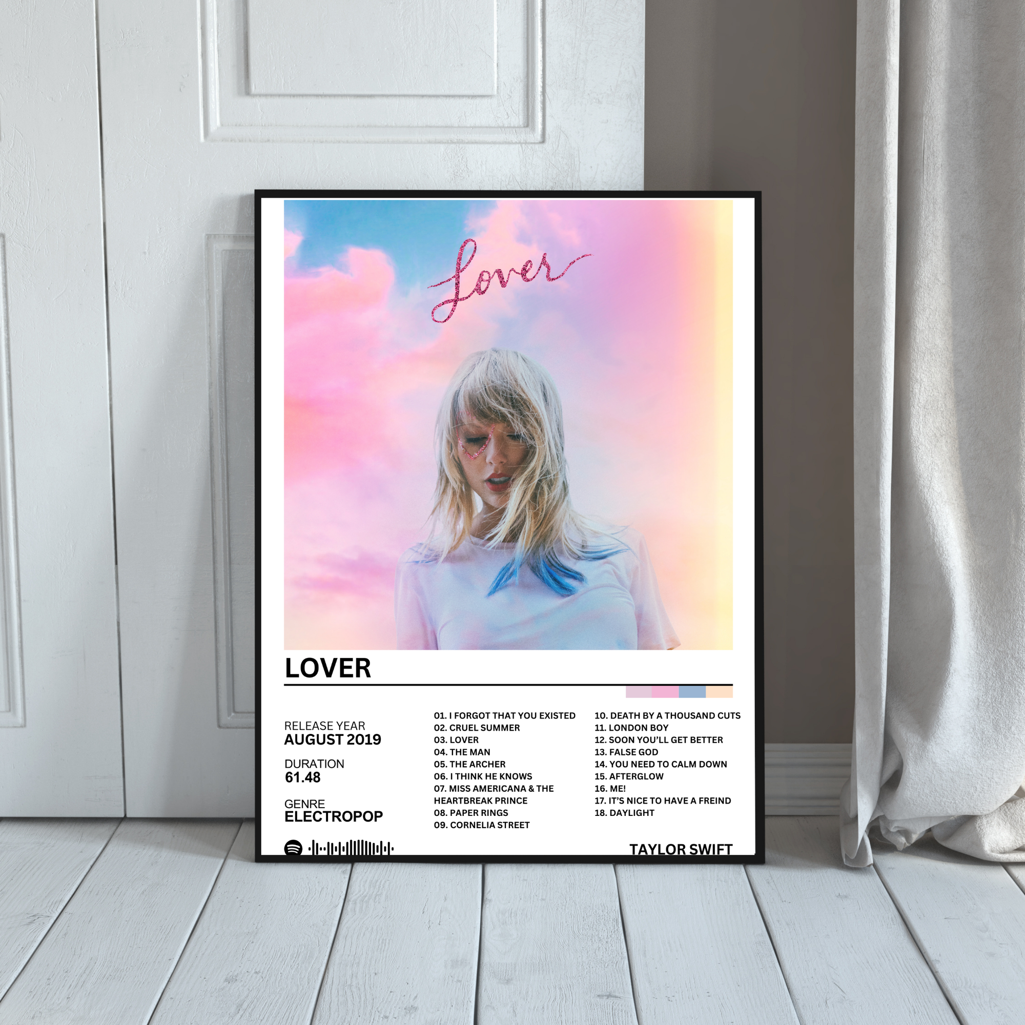 Lover - Taylor Swift | PosterStudio Album Collection