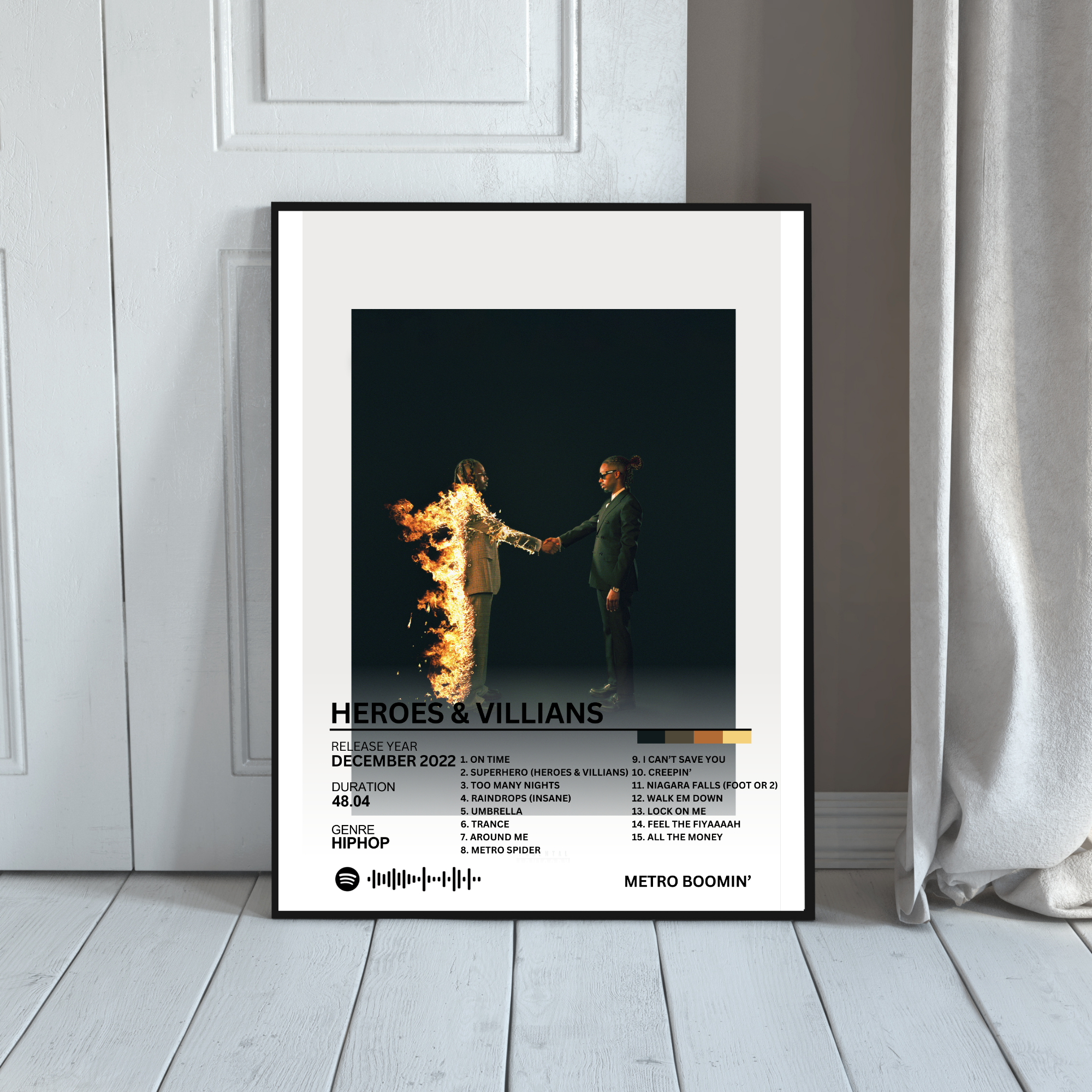 Heroes & Villians - Metro Boomin' 2 | PosterStudio Album Collection