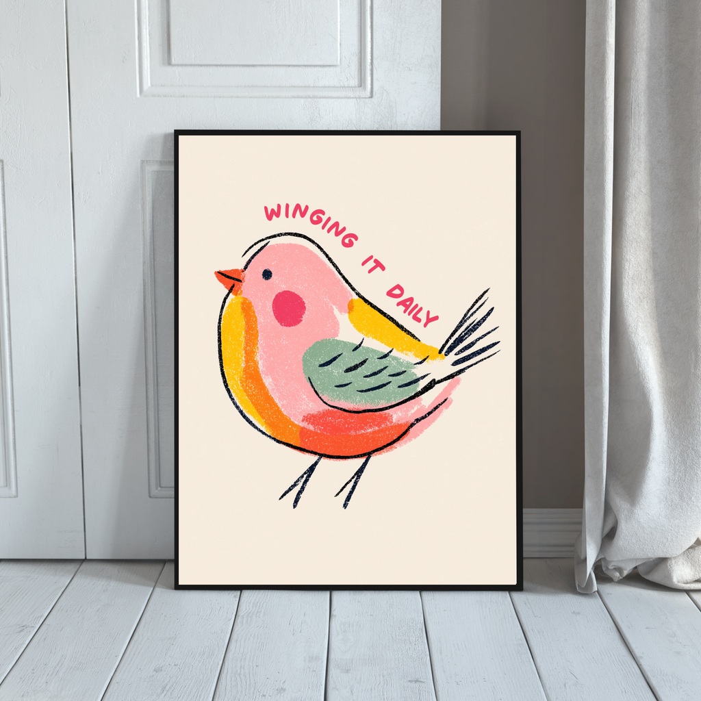 Winging it Daily | PosterStudio Dopamine Collection