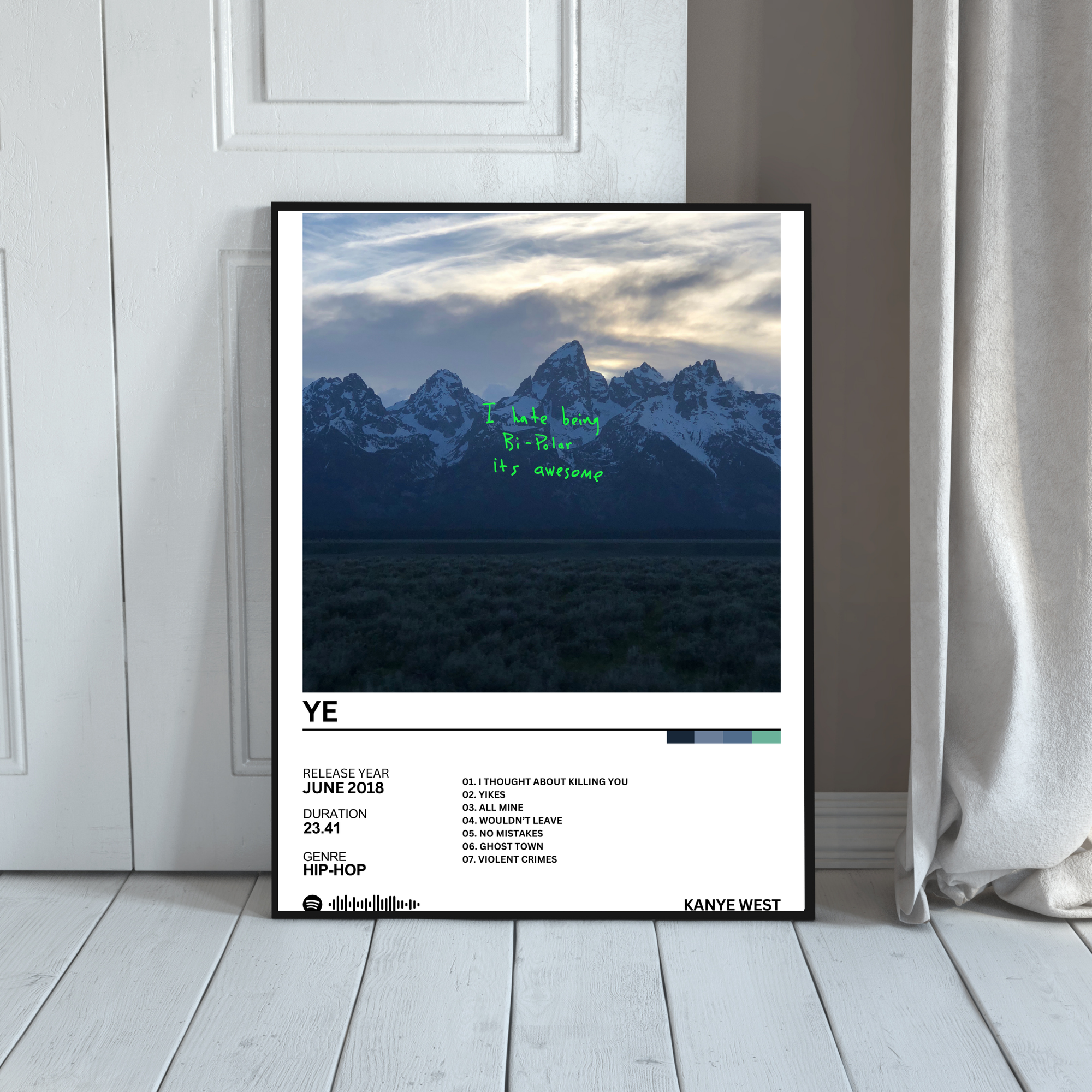 Ye - Kanye West | PosterStudio Album Collection