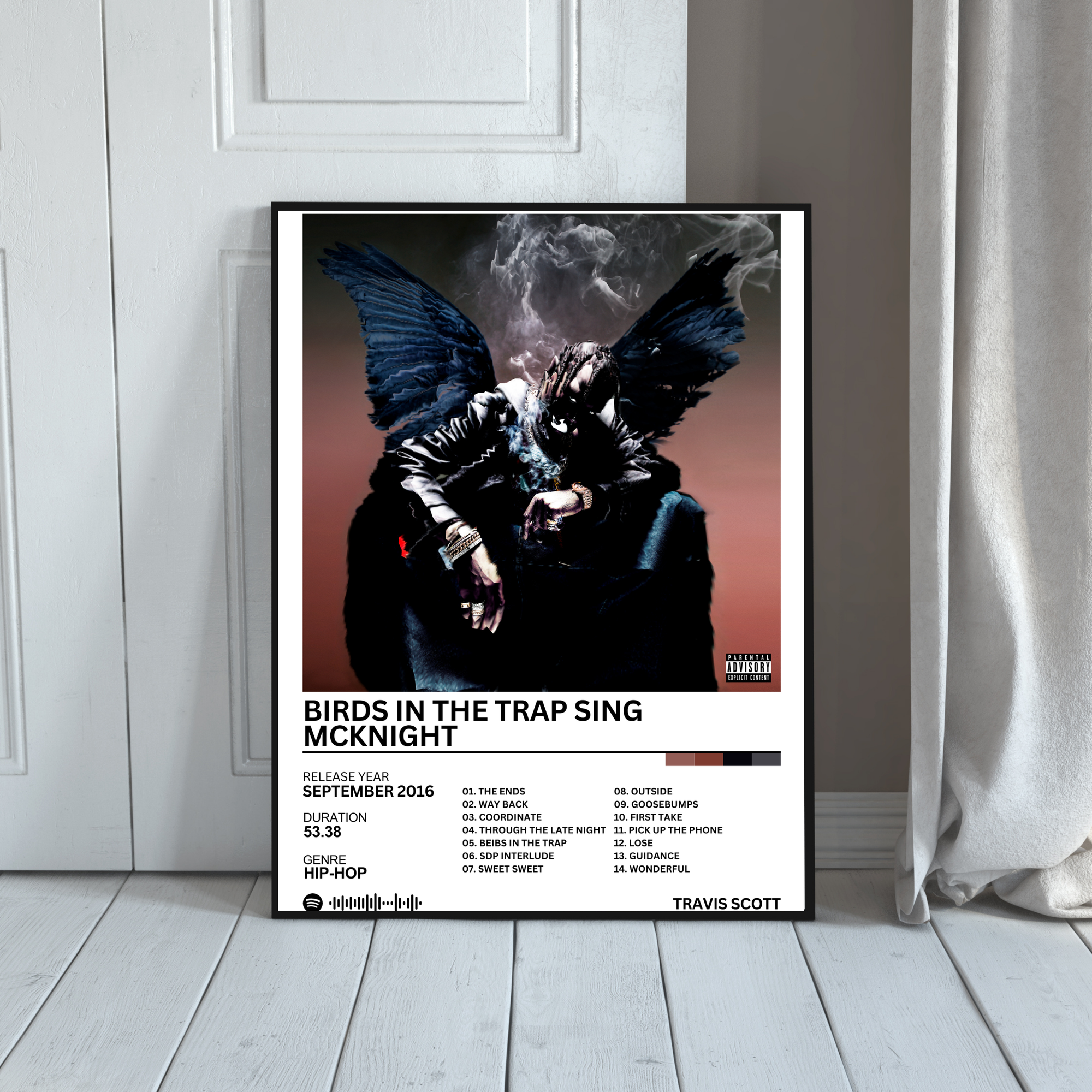 Birds in the Trap Sing McKnight - Travis Scott | PosterStudio Album Collection