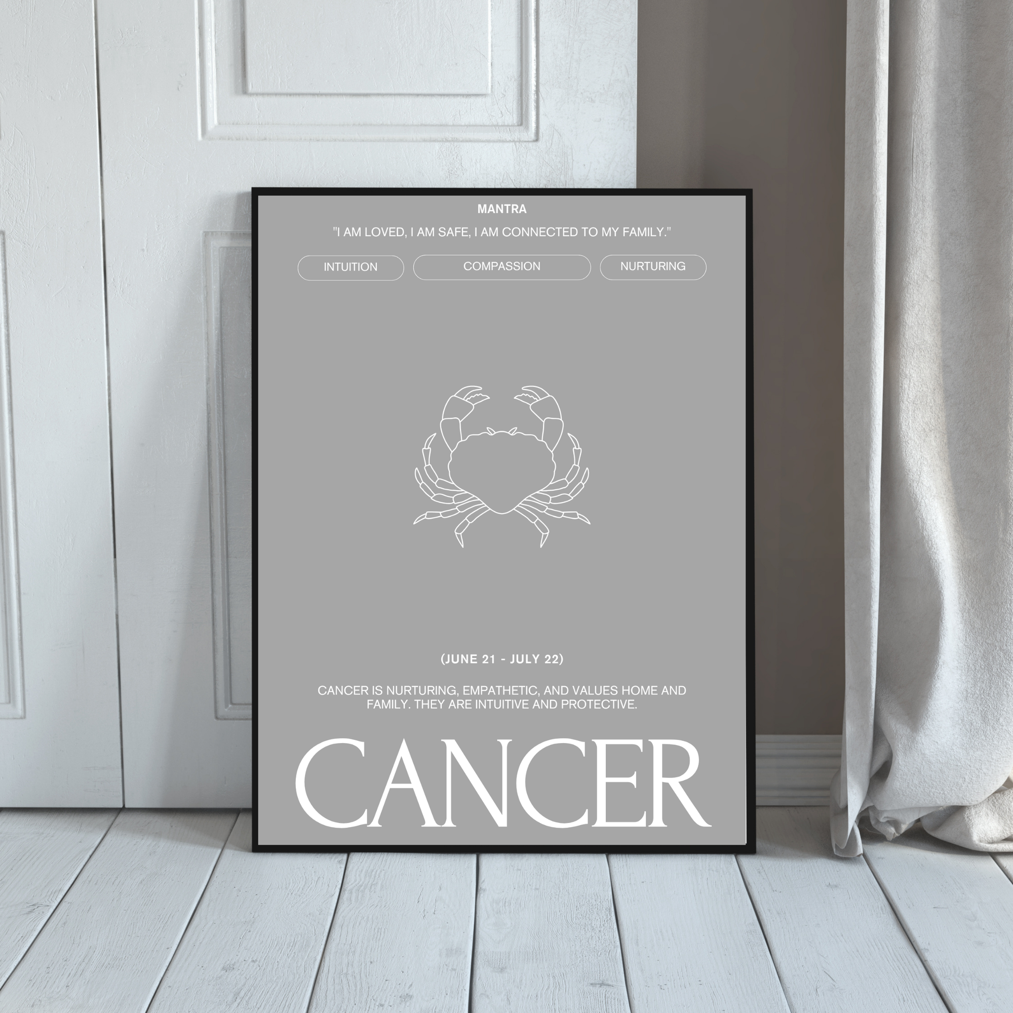 Cancer | PosterStudio Zodiac Collection