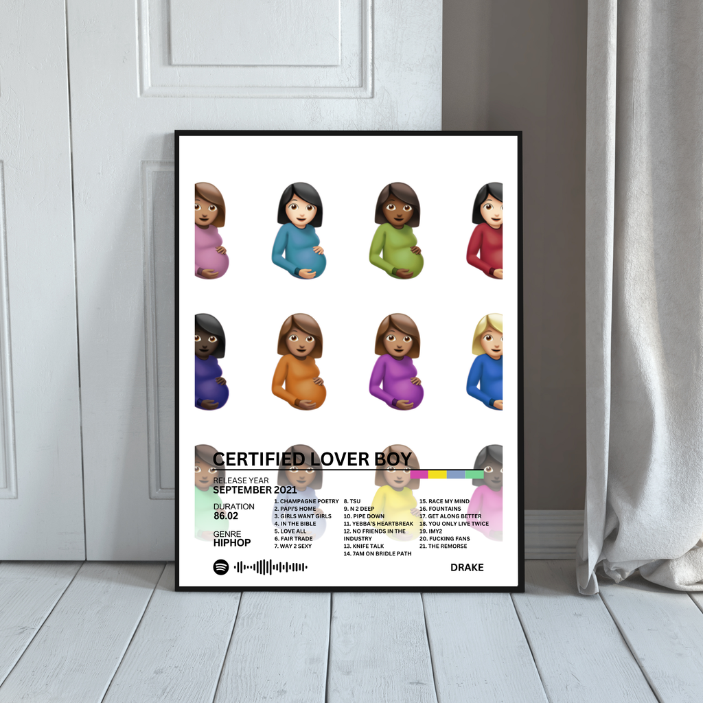 Certified Lover Boy - Drake 2 | PosterStudio Album Collection