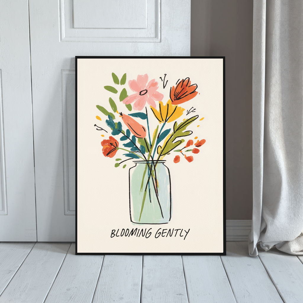 Flowers in Vase | PosterStudio Dopamine Collection