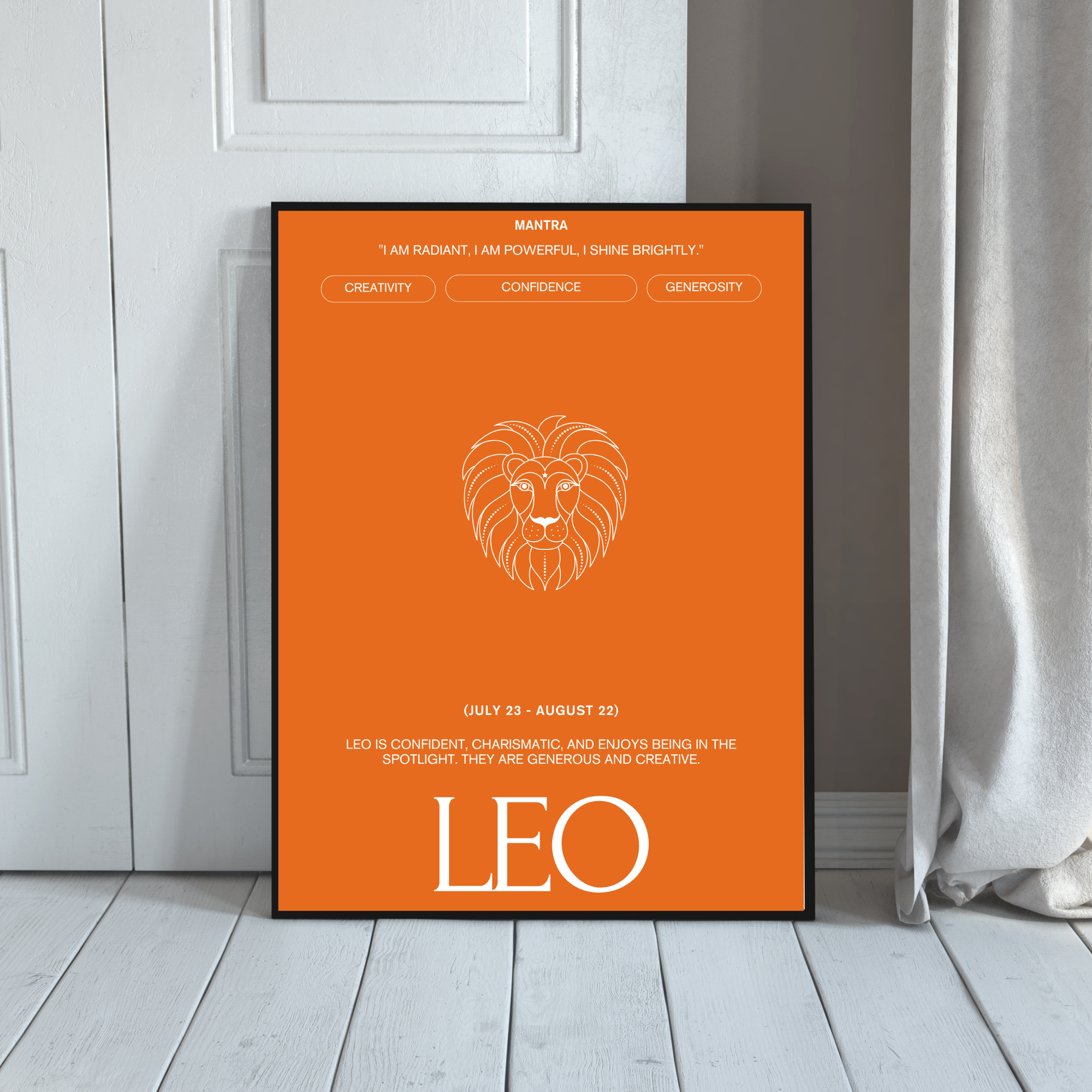 Leo | PosterStudio Zodiac Collection