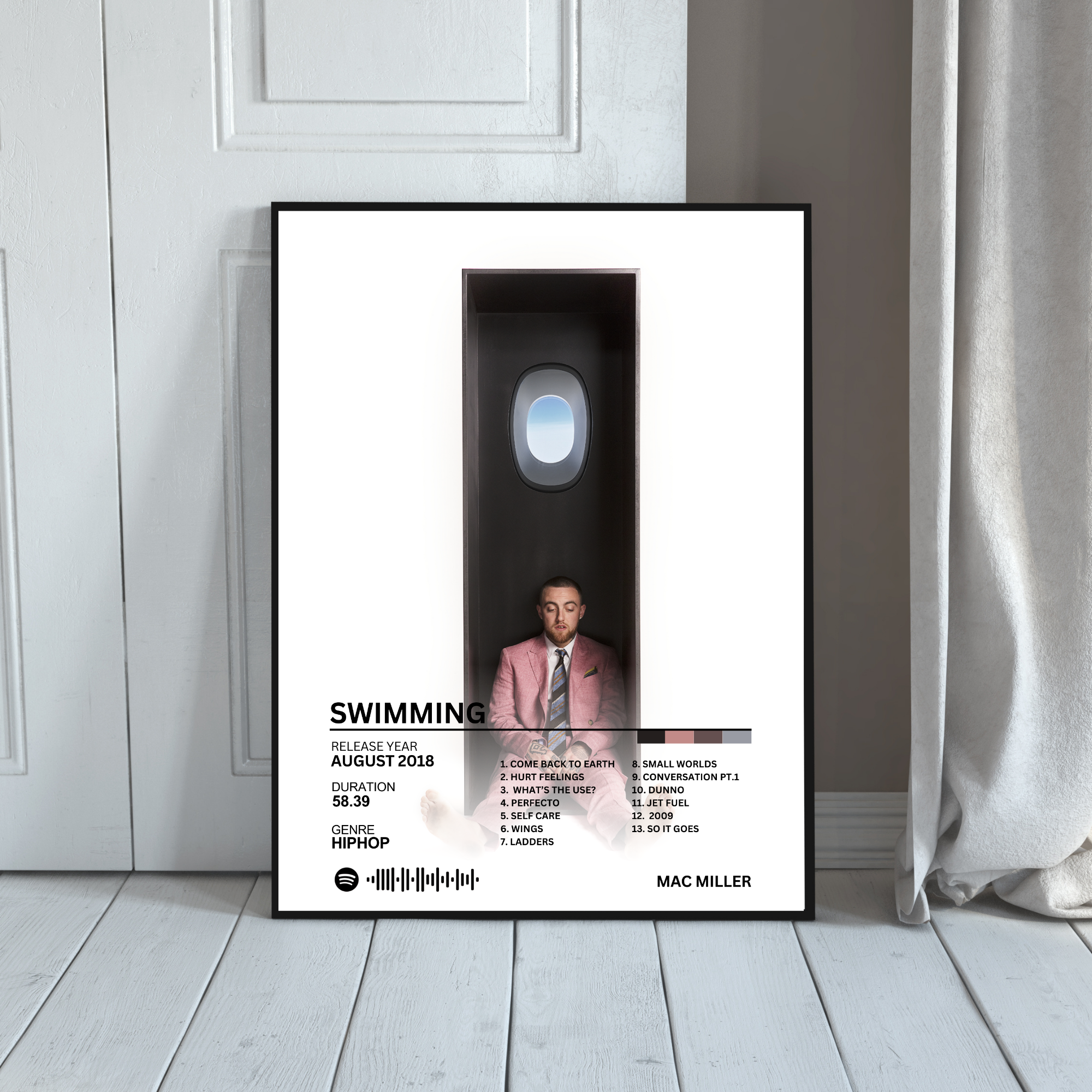 Swimming - Mac Miller 2 | PosterStudio Album Collection