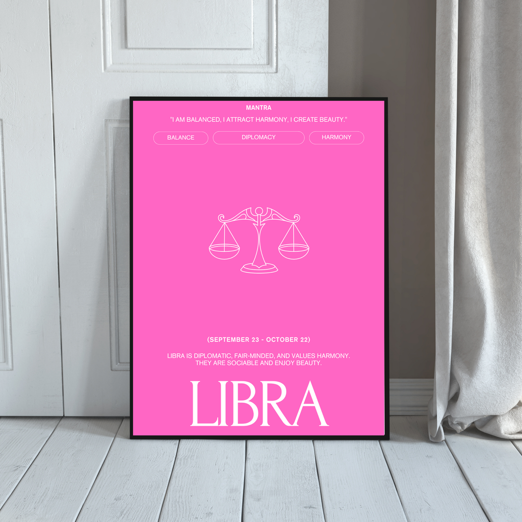 Libra | PosterStudio Zodiac Collection