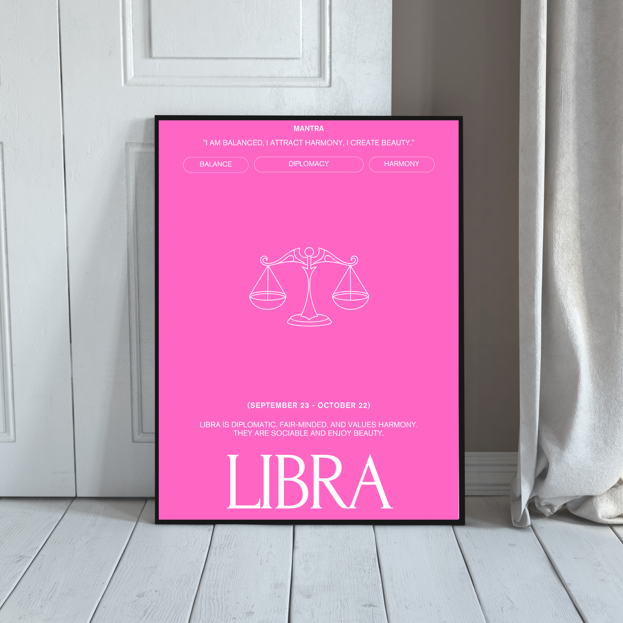 Libra | PosterStudio Zodiac Collection