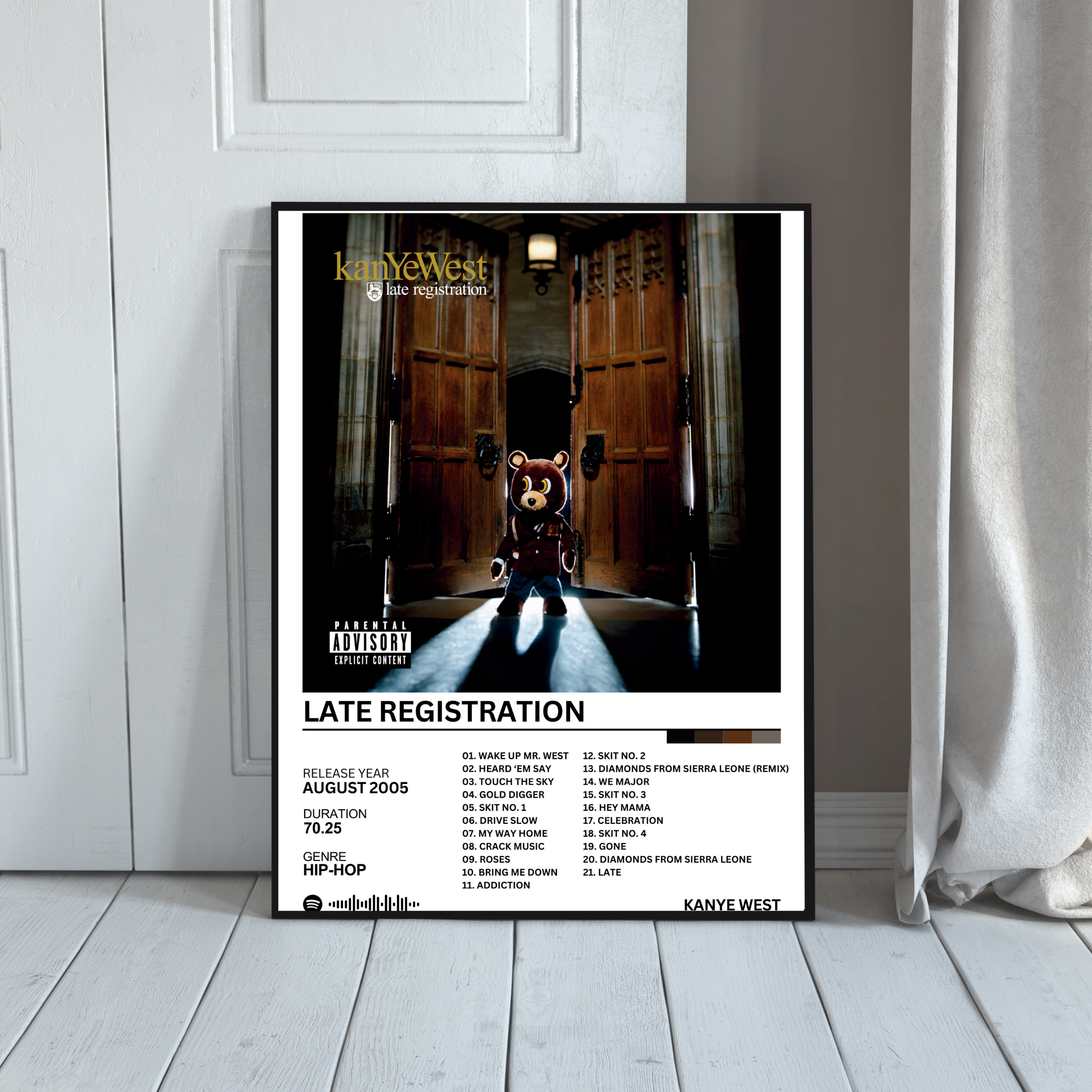 Late Registration - Kanye West | PosterStudio Album Collection