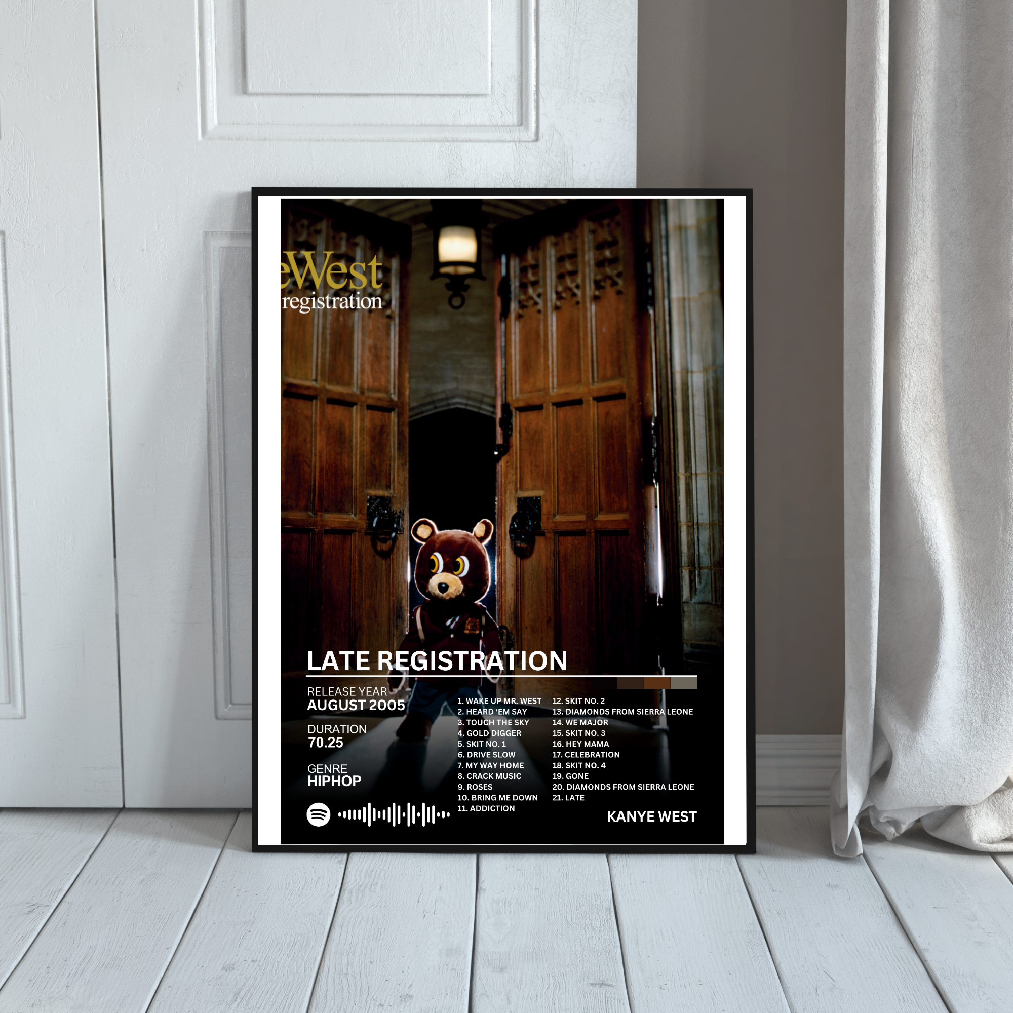 Late Registration - Kanye West 2 | PosterStudio Album Collection