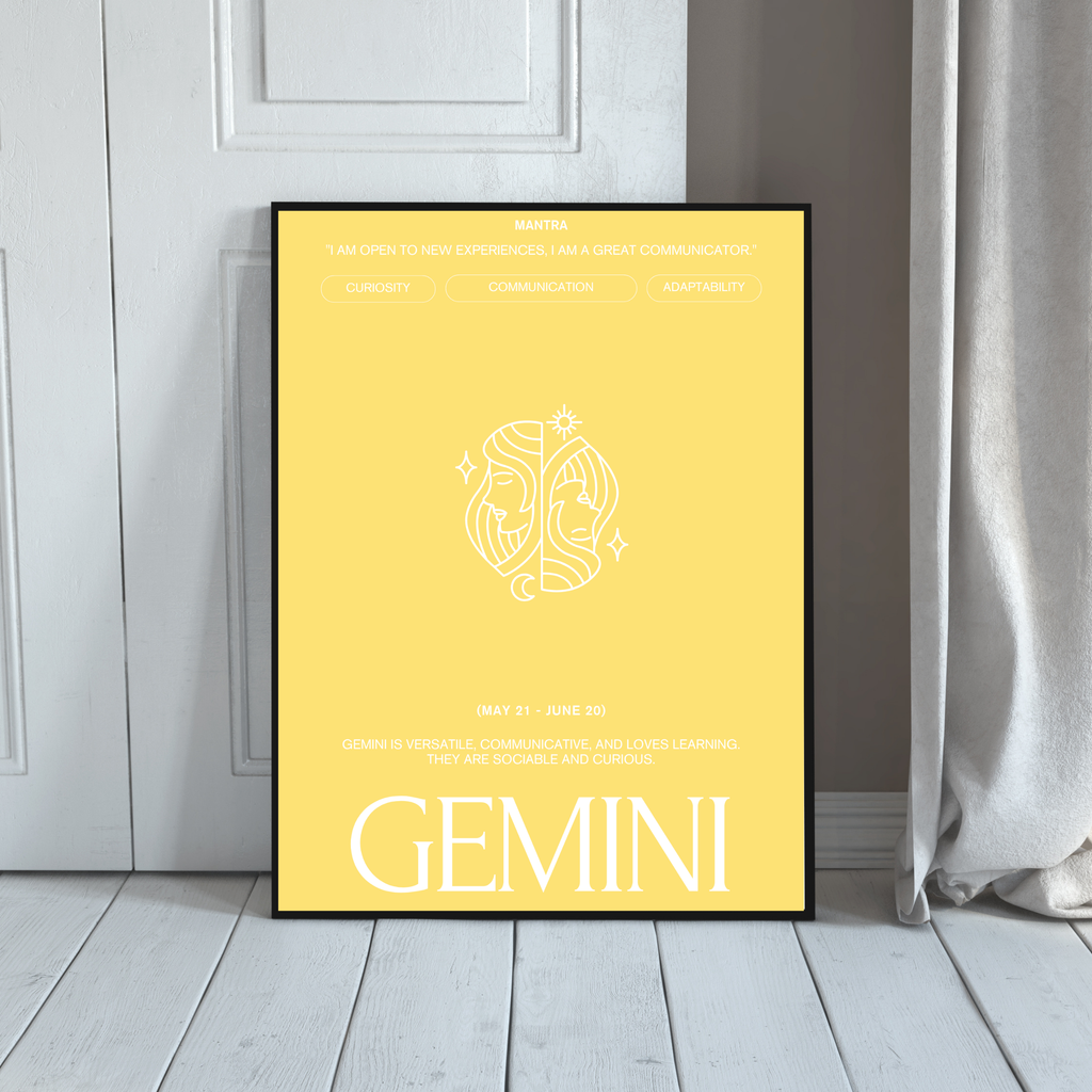 Gemini | PosterStudio Zodiac Collection