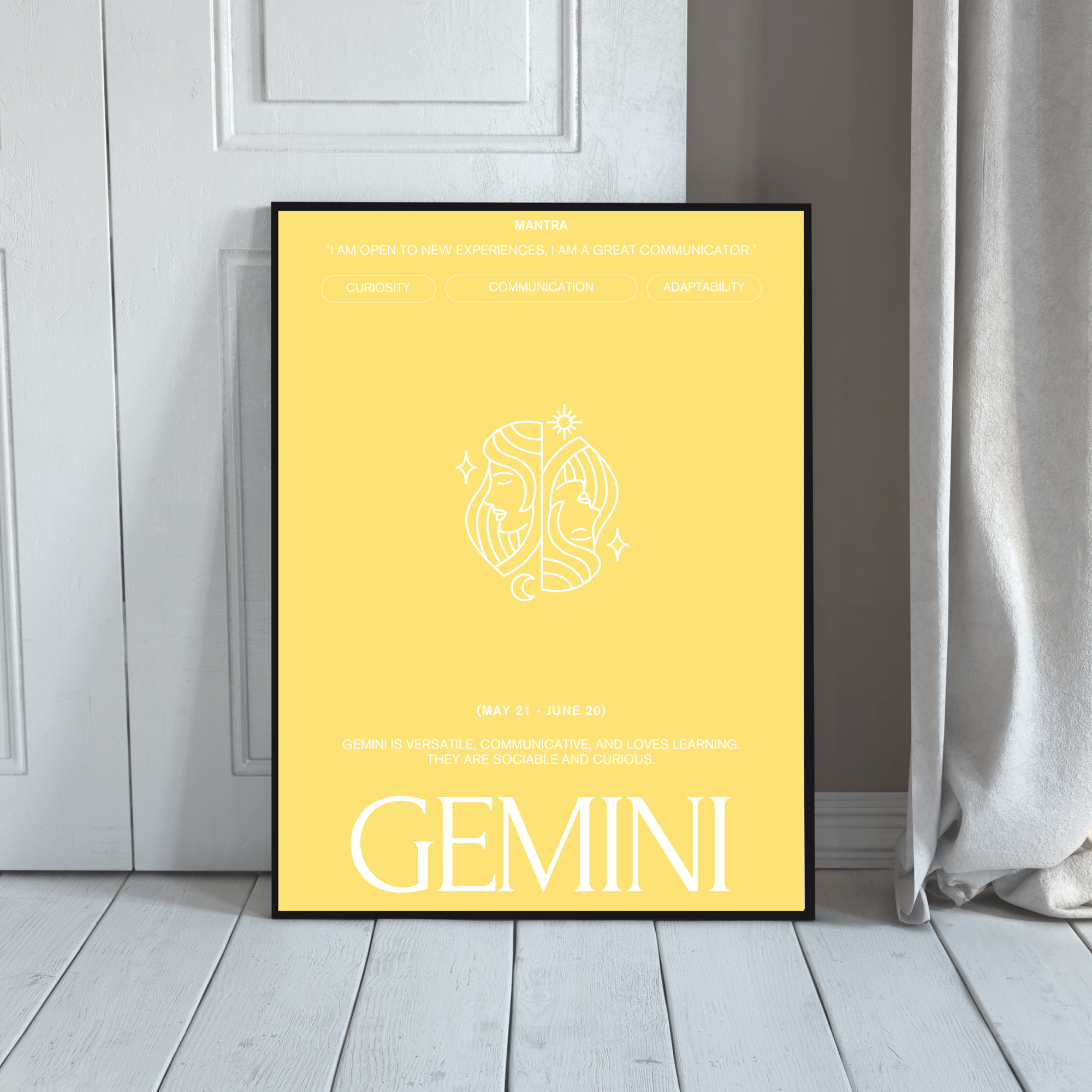 Gemini | PosterStudio Zodiac Collection